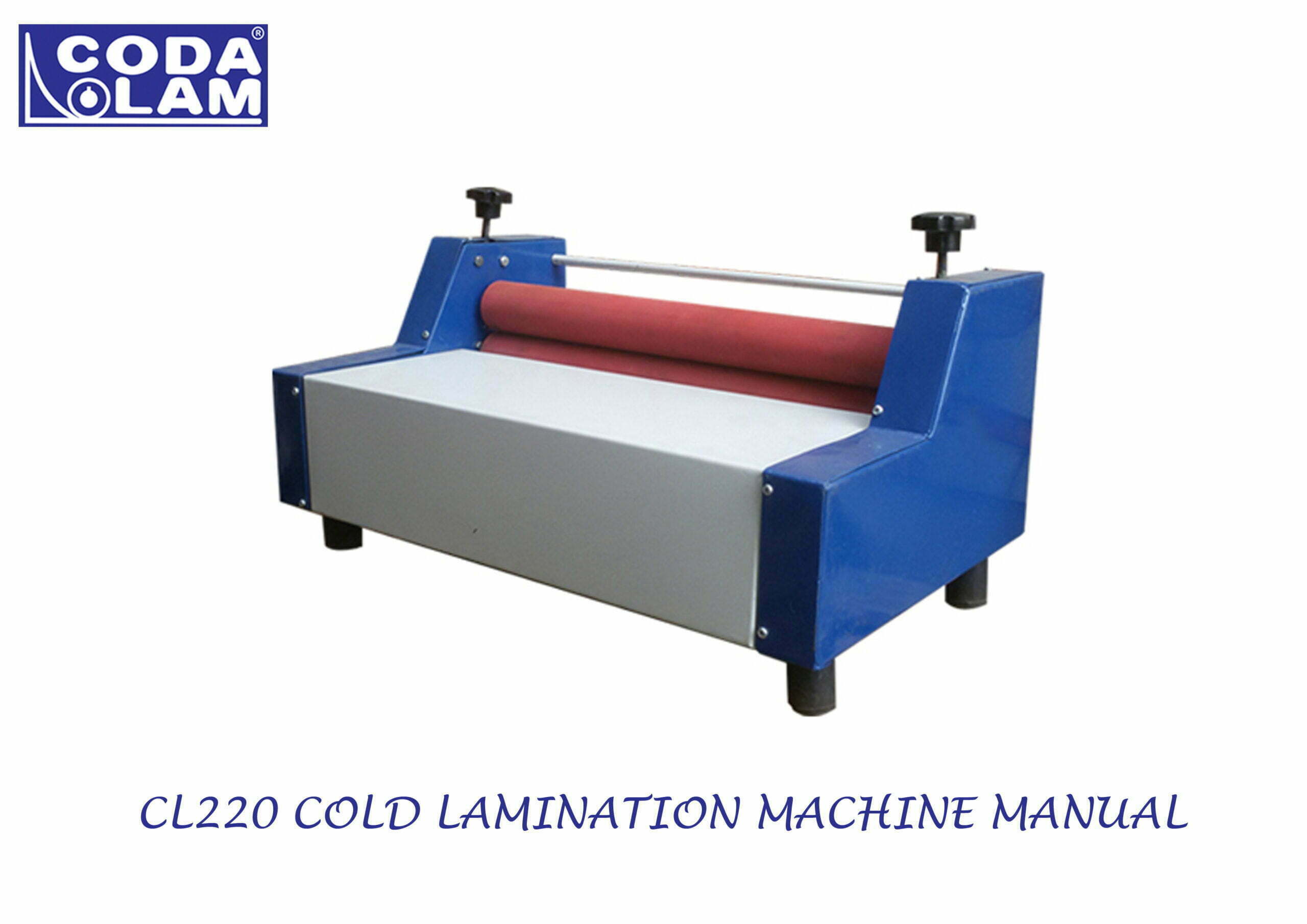 Manual cold lamination machine